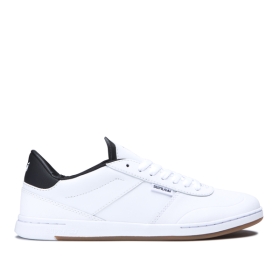 Mens Supra Low Top Shoes ELEVATE White/Black/white | AU-32975